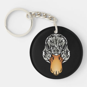 Farm Animals Friends Duck Duckling Keychain