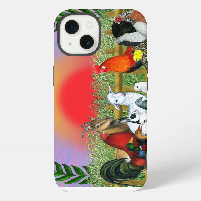Farm Animals iPhone Case (Back)