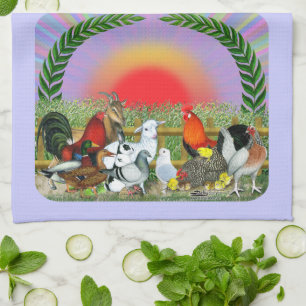 Farm Animals Kitchen Towel
