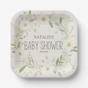 Farm Animals Meadow Friends Baby Shower Paper Plate