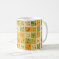 Farm Animals Mug – Cute & Rustic Farmyard Design