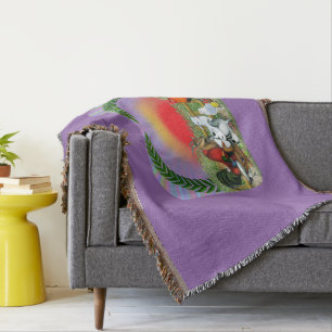 Farm Animals Throw Blanket