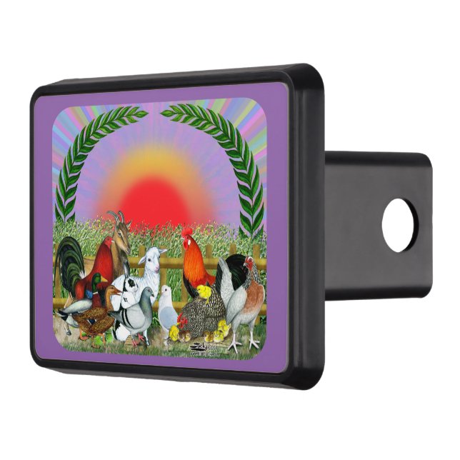 Farm Animals Trailer Hitch Cover (Left)