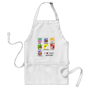Farm Animals Tshirts and Gifts Standard Apron