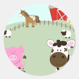 Farm Babies Farm Yard Envelope Seals