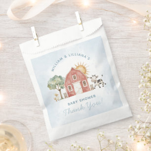 Farm Baby Shower Thank You Favour Bag