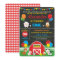 Farm Barnyard Animals Birthday Party Chalkboard