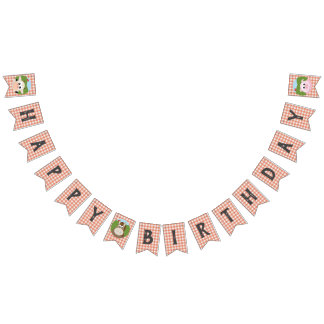 Farm Birthday Bunting Bunting Flags