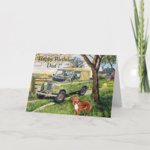 "FARM" Birthday Card For Dad
