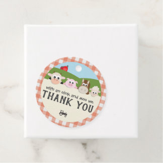 Farm Birthday Favour Tag
