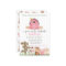Farm Birthday Invitation, Girl Farm Invitation
