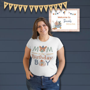 Farm Birthday Mom T-shirt