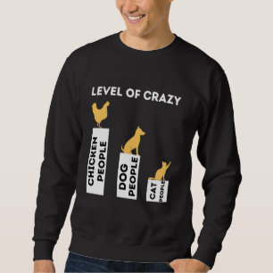 Farm Chicken Lady Men Women Joke For Farmer Sweatshirt