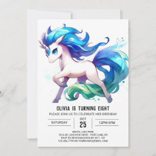Farm Children Horse Birthday Invitation