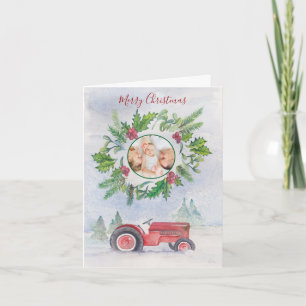 Farm Christmas Cards Family Photo