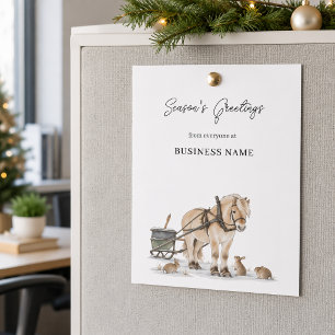 Farm Christmas Thank You Package Insert Business Flyer
