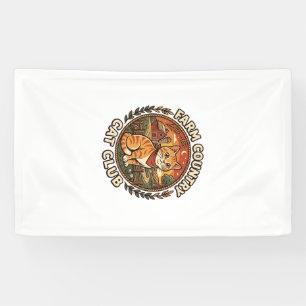 Farm Country Cat Cat Lover Gift - Farm Country Cat Banner