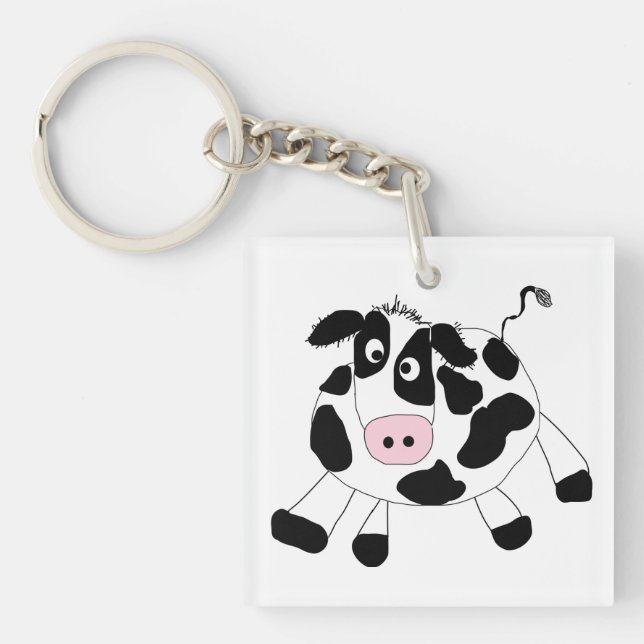 Farm Cow Keychain (Front)
