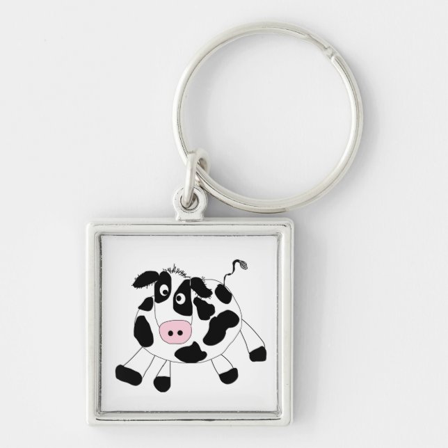 Farm Cow Keychain (Front)