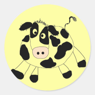 Farm Cow Tshirts and Gifts Classic Round Sticker