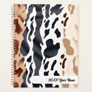 Farm Cowhide print Planner