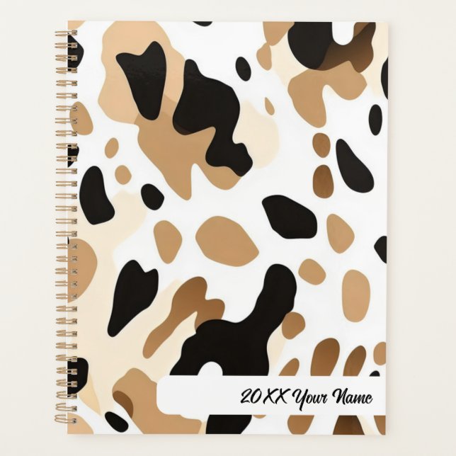 Farm Cowhide print Planner (Front)