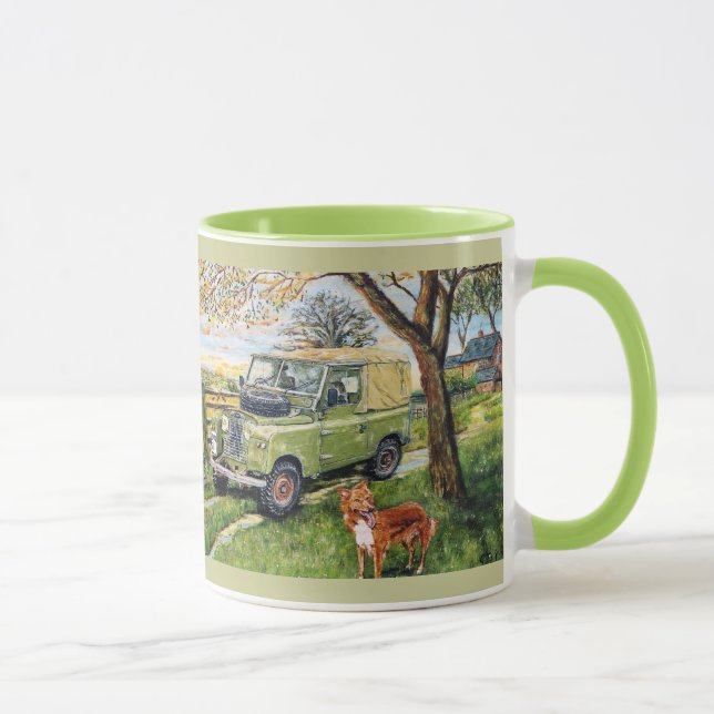 "FARM" design Ringer Mug (Right)