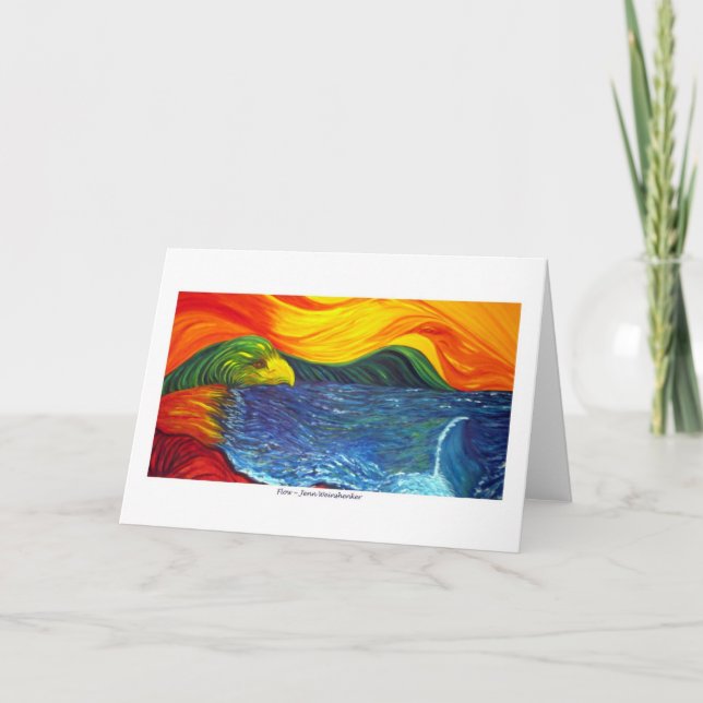 Farm Eagle GREETING CARD (Front)