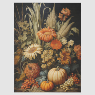Farm Fall Autumn Pumpkin Decoupage Tissue Paper