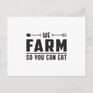 Farm Farmer Agriculture Farming Chicken Gift Idea Postcard