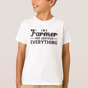 Farm Farmer Agriculture Farming Funny Gift Idea T-Shirt