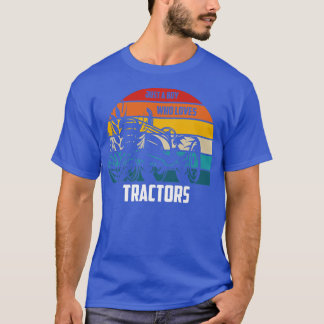 Farm Farming Farmer Just a boy who loves tractors T-Shirt
