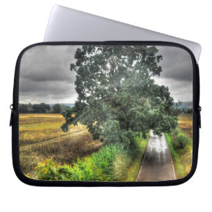 Farm Field, Meadow, Pasture, Paddock Laptop Sleeve