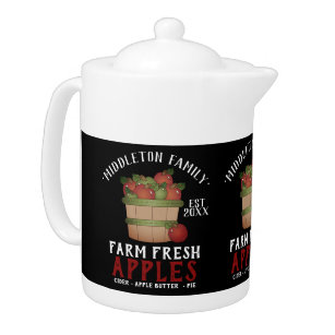 Farm Fresh Apple Basket Teapot