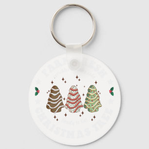 farm fresh christmas tree keychain
