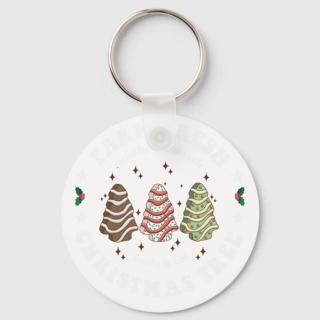 farm fresh christmas tree keychain (Front)