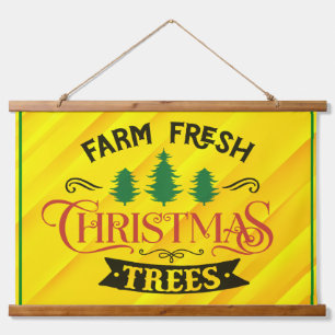 Farm Fresh Christmas Trees Design-54390 Hanging Tapestry