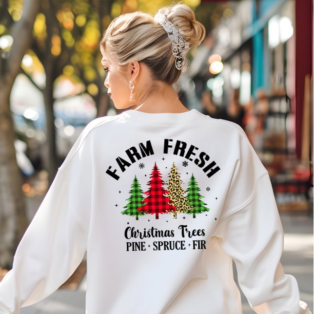 Farm Fresh Christmas Trees Sweatshirt (Creator Uploaded)