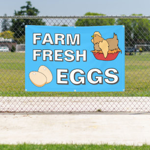 Farm Fresh Eggs Banner