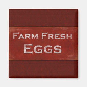 Farm Fresh Eggs Magnet