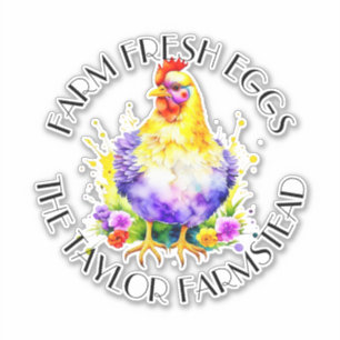 Farm Fresh Eggs   Personalized