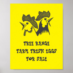 Farm Fresh Eggs Poster