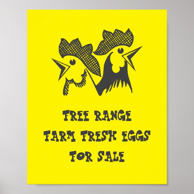Farm Fresh Eggs Poster (Front)