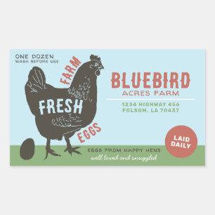Farm Fresh Eggs Sticker