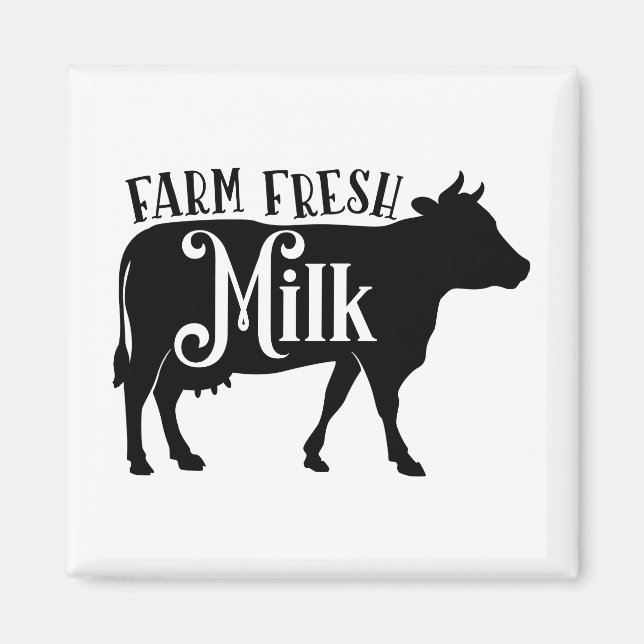 Farm Fresh Milk Magnet (Front)