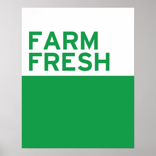 Farm Fresh Poster (Front)