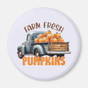 Farm Fresh Pumpkin Magnet