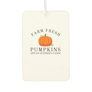 Farm Fresh Pumpkins Apples Hayrides Cider Thanksgi Air Freshener
