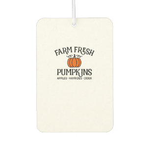 Farm Fresh Pumpkins Apples Hayrides Cider Thanksgi Air Freshener
