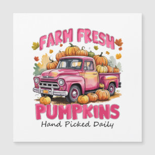 Farm Fresh Pumpkins – Pink Truck Autumn Harvest